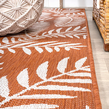 Nevis Palm Frond Indoor/outdoor Area Rug